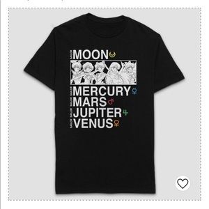 Sailor Moon Black Tee